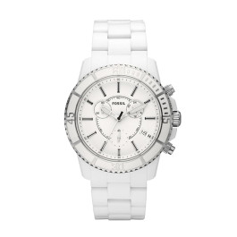 Correa de reloj Fossil CH2624 Plástico Blanco 9mm